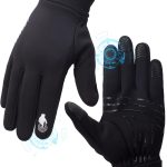 Graloky Winter Gloves for Men Women Touch Screen Waterproof Windproof Anti-Slip Warm Gloves for Running Riding Cycling Driving Hiking Working in Cold Weather